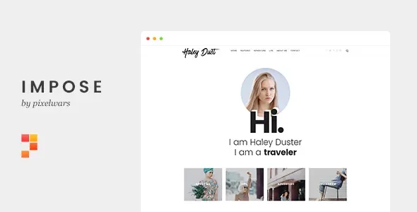 Impose Blog – A WordPress Blog Theme product artwork