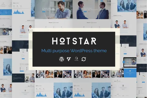 HotStar – MultiPurpose Business WordPress Theme product artwork
