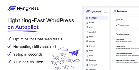FlyingPress Pro product artwork