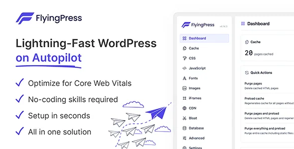 FlyingPress Pro product artwork