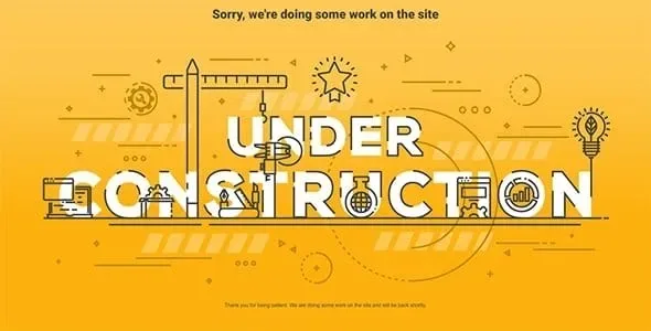 Under Construction Page PRO product artwork