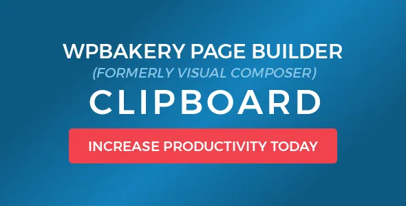 WPBakery Page Builder Clipboard product artwork