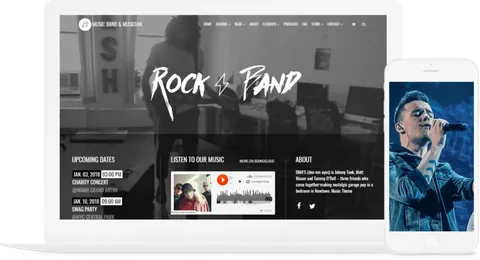Music WordPress Theme product artwork