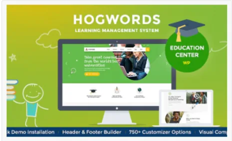 Hogwords – Education Center WordPress Theme product artwork