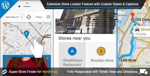 Super Store Finder for WordPress product artwork
