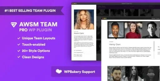 The Team Pro – Team Showcase WordPress Plugin product artwork