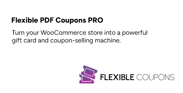 Flexible PDF Coupons Pro for WooCommerce product artwork