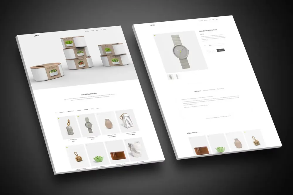 Lotus – Fresh & Modern WordPress WooCommerce Theme product artwork