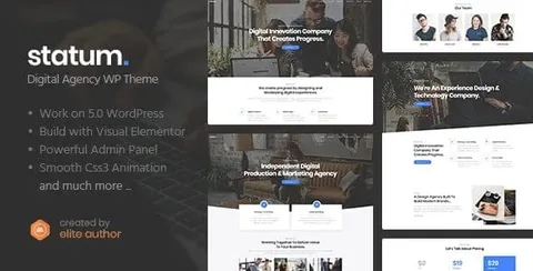 Statum – Business & Agency WordPress Theme product artwork