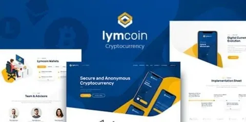 Lymcoin – Cryptocurrency & ICO WordPress Theme product artwork