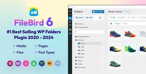 FileBird – WordPress Media Library Folders product artwork