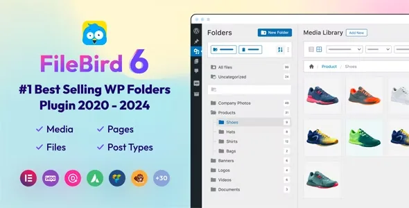 FileBird – WordPress Media Library Folders product artwork