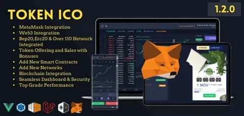 Token ICO Addon For Bicrypto – Token Initial Offering product artwork