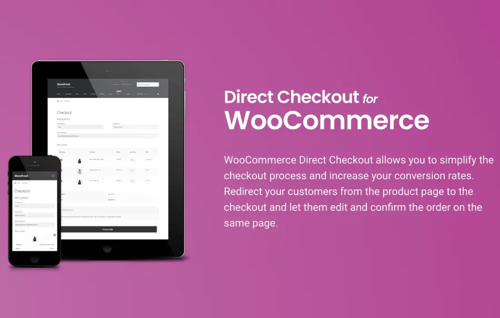 WooCommerce Direct Checkout PRO product artwork