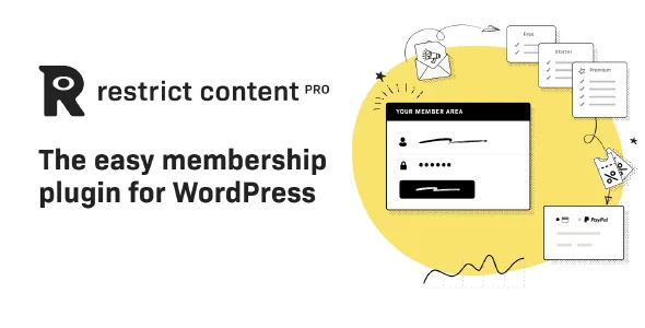 Restrict Content Pro + Bundle + Addons product artwork