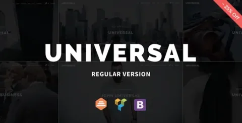 Universal – Corporate WordPress Multi-Concept Theme product artwork