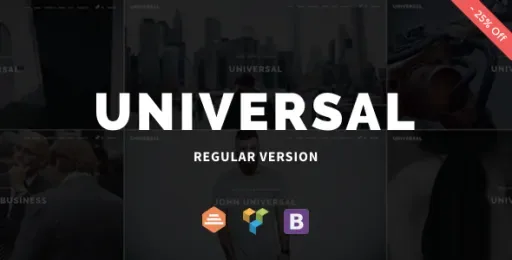 Universal – Corporate WordPress Multi-Concept Theme product artwork