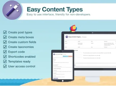 Easy Content Types WordPress Plugin product artwork