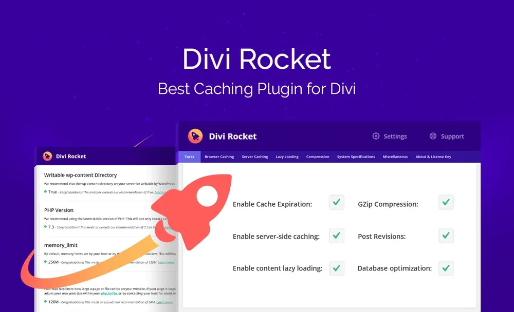 Divi Rocket product artwork