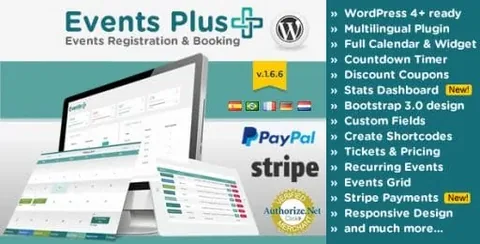 Events Calendar Registration & Booking product artwork