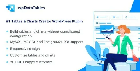 wpDataTables – Tables and Charts Manager for WordPress product artwork