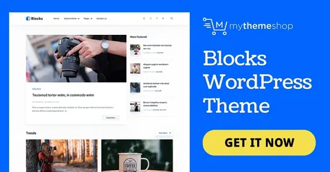MyThemeShop Blocks WordPress Theme product artwork