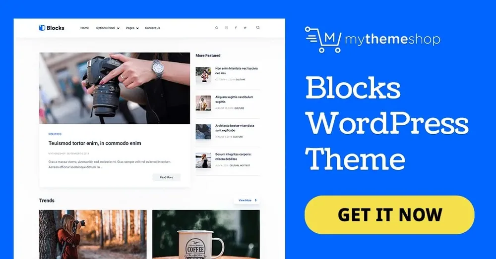 MyThemeShop Blocks WordPress Theme product artwork