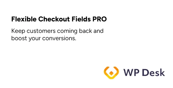 Flexible Checkout Fields PRO product artwork
