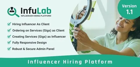 InfuLab – Influencer Hiring Platform product artwork