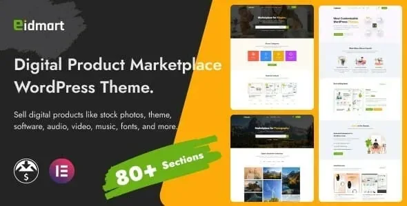 Eidmart – Digital Marketplace WordPress Theme product artwork