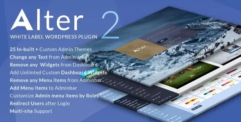 WpAlter – White Label WordPress Plugin product artwork