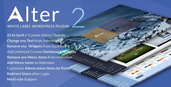 WpAlter – White Label WordPress Plugin product artwork