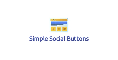 Simple Social Buttons Pro product artwork