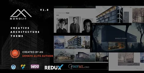 Monolit – Responsive Architecture WordPress Theme product artwork
