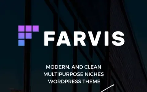 Farvis – Multipurpose WordPress Theme product artwork