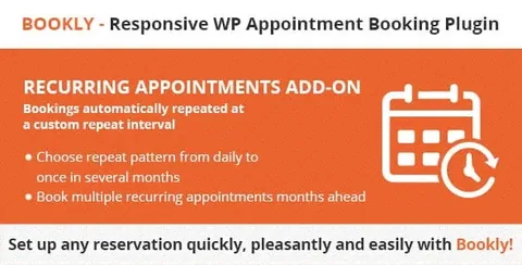 Bookly Recurring Appointments (Add-on) product artwork