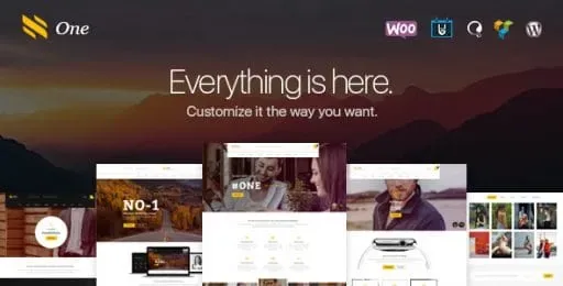 One – Business Agency Events WooCommerce Theme product artwork