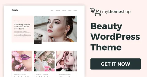 MyThemeShop Beauty WordPress Theme product artwork