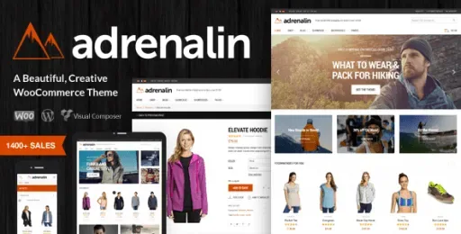 Adrenalin – Multi-Purpose WooCommerce Theme product artwork