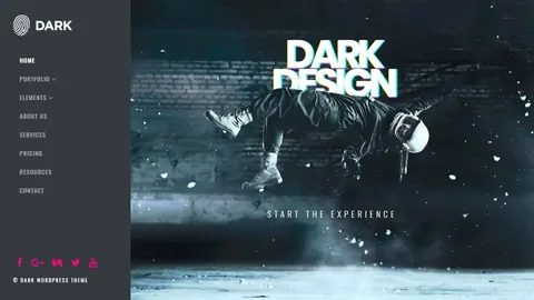 Dark WordPress Theme product artwork