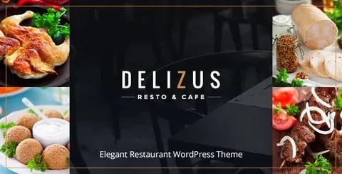 Delizus – Restaurant Cafe WordPress Theme product artwork