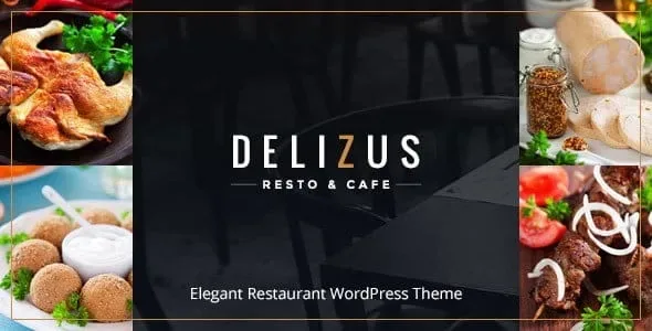 Delizus – Restaurant Cafe WordPress Theme product artwork