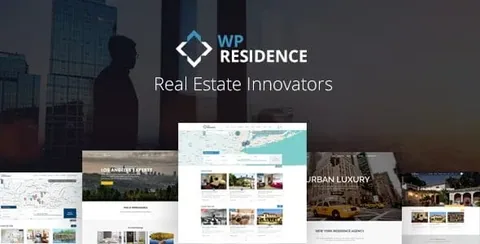 Residence Real Estate WordPress Theme product artwork