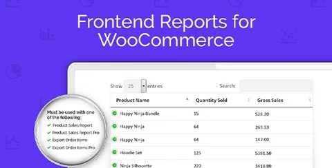 Frontend Reports for WooCommerce product artwork