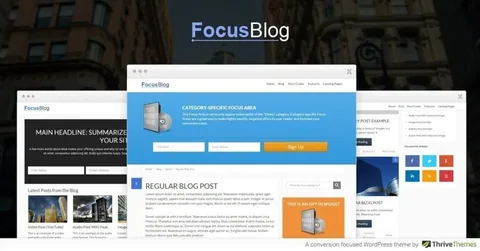 Thrive FocusBlog Theme product artwork