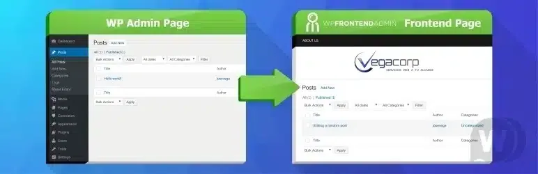 WP Frontend Admin – Create frontend dashboards for WordPress product artwork