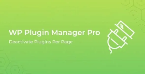 WP Plugin Manager Pro – Deactivate Plugins Per Page product artwork