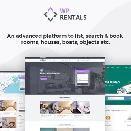 WP Rentals – Booking Accommodation Theme product artwork