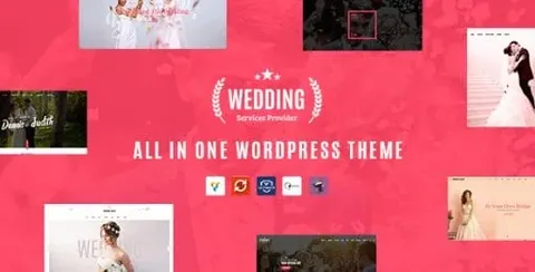 Wedding – All in One WordPress Theme product artwork