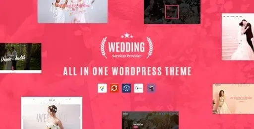 Wedding – All in One WordPress Theme product artwork